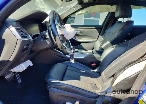 2022 BMW 330I z USA, uszkodzony, nr VIN 3MW5R1J00N8C30633